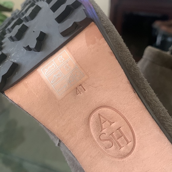 🔥1/2 of Summer Sale!🔥 ASH Poppy Suede Heeled Lace Up Bootie - Picture 9 of 12